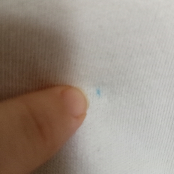 VS PINK White Cropped Long Sleeve Hoodie Sweater - Picture 5 of 8